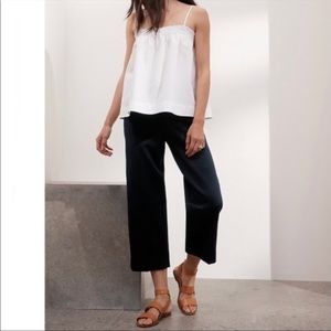 Nwt banana republic Slim Wide Leg Honeycomb Cropped Pants size 2